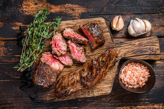 Bavette Steak with Chimichurri – Charcoal Grilling Method