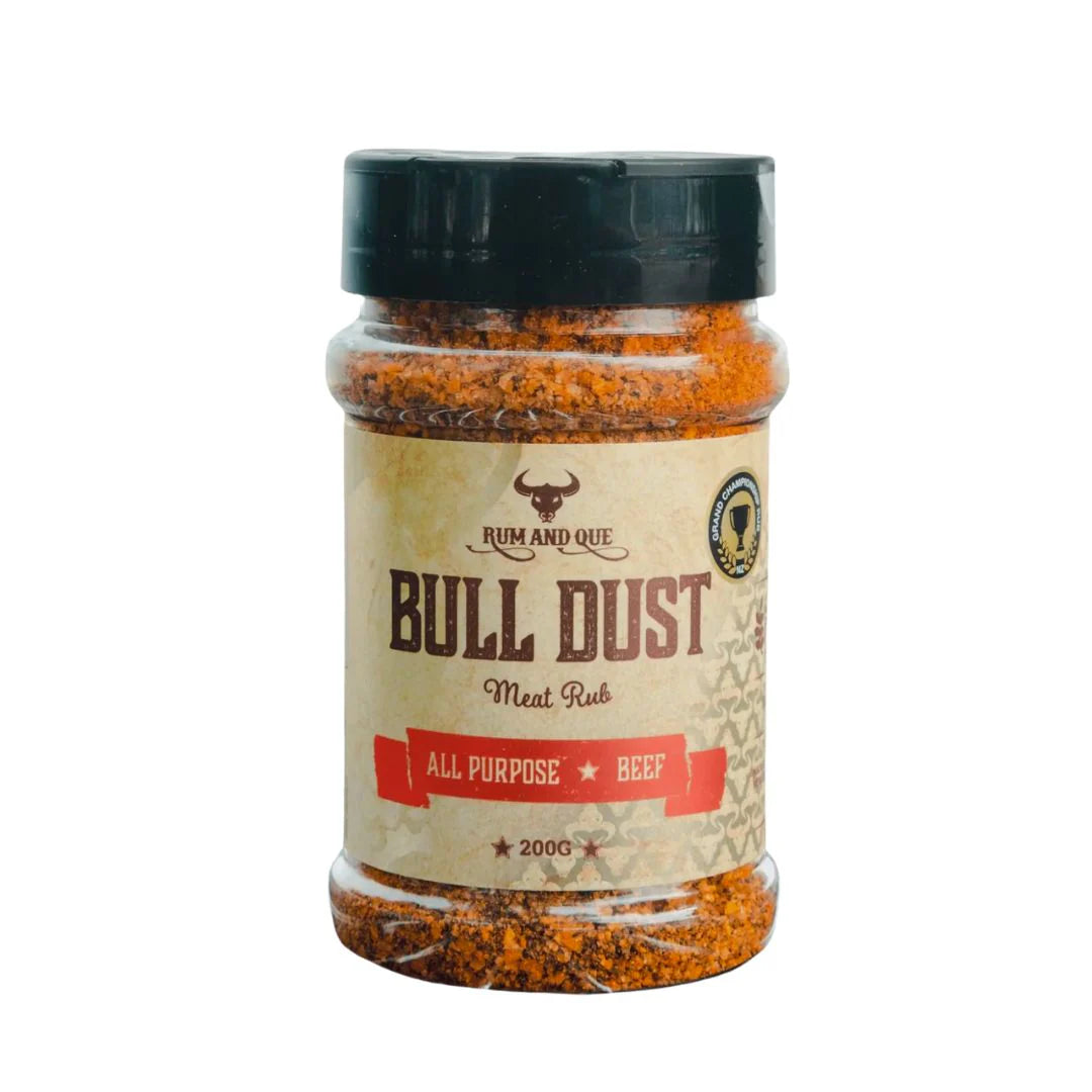 Rum and Que Bull Dust All purpose Rub