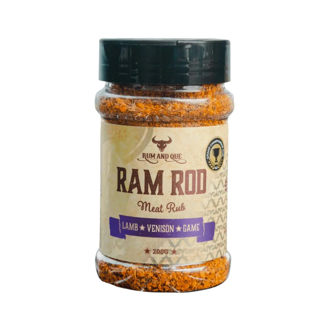 Rum and Que Ram Rod Lamb Rub