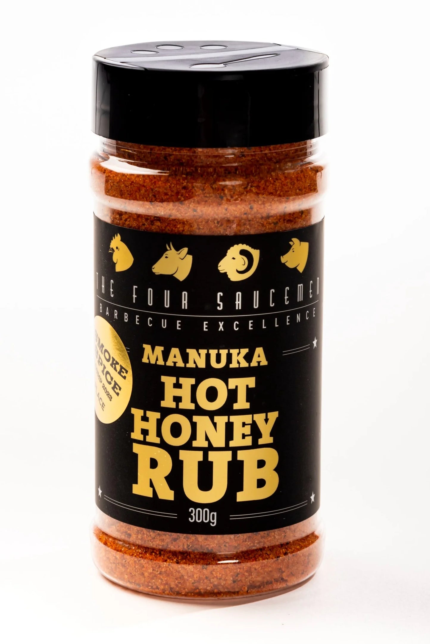 The Four Saucemen Manuka Hot Honey Rub 300g