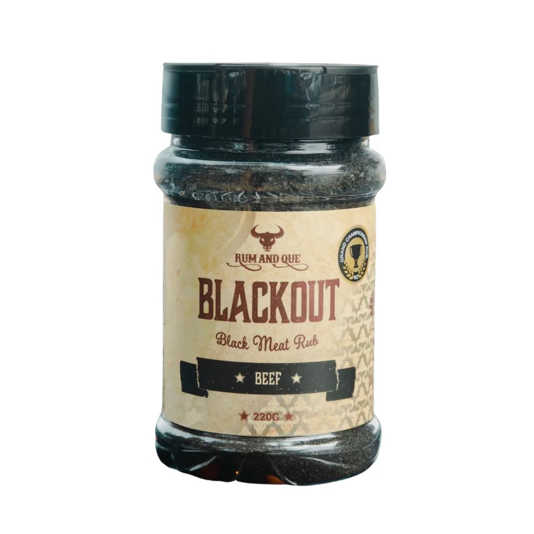 Rum and Que Blackout Beef Rub – The Classic Butcher